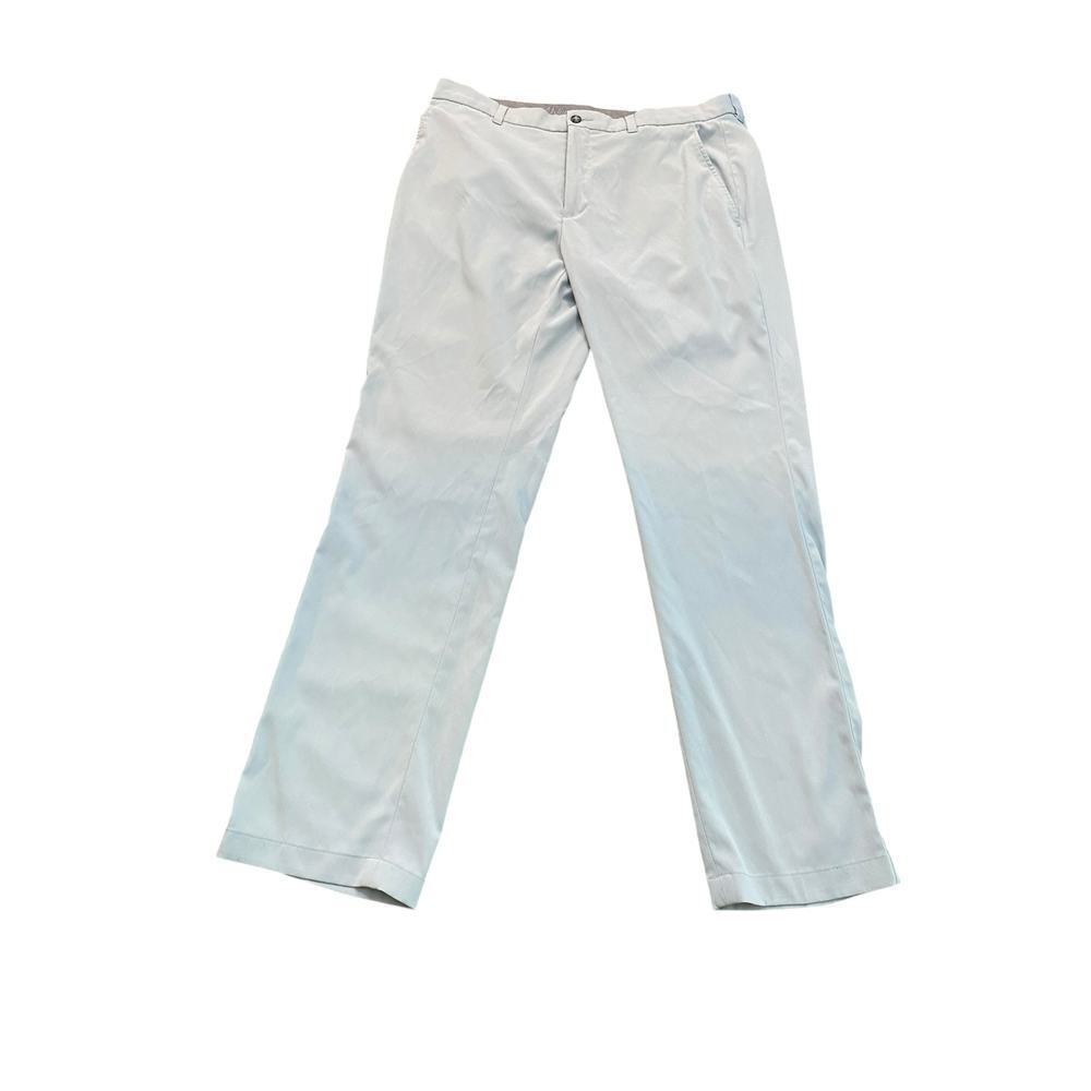Oxford Men's White Straight Leg Dress Pants Size 36/32